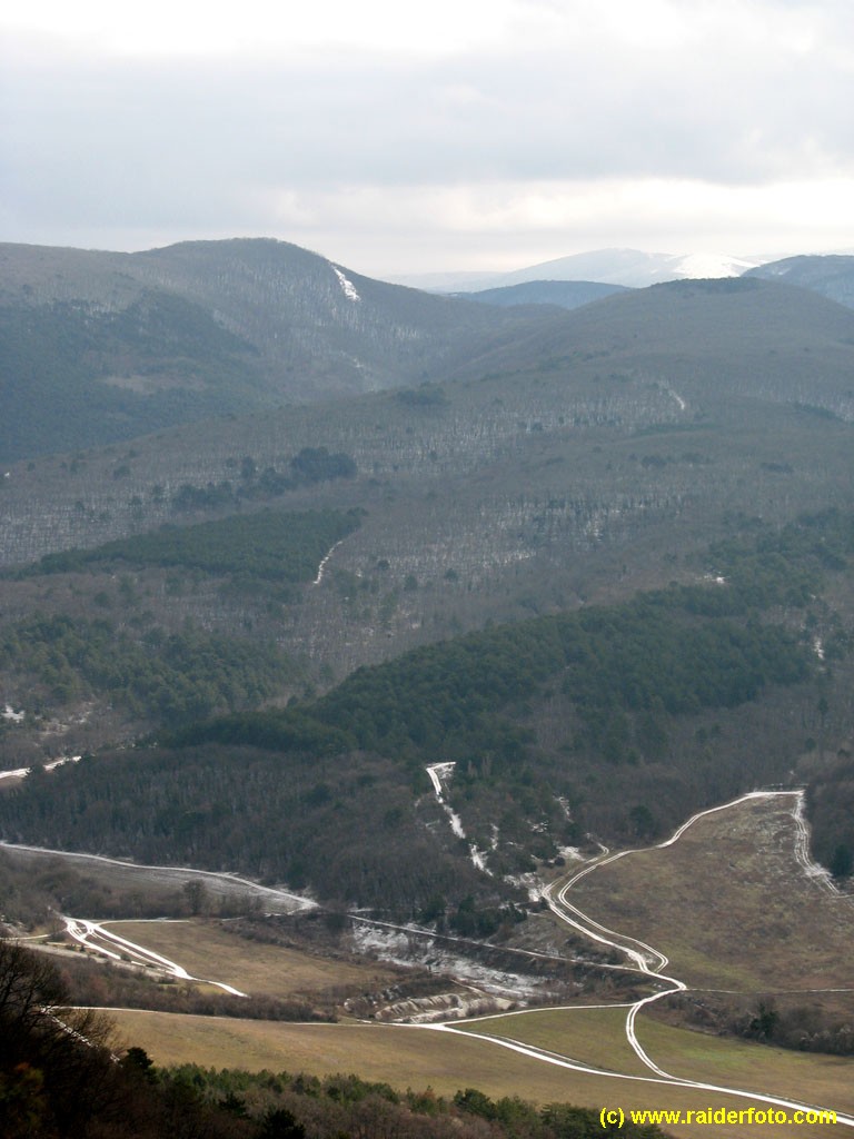 Вид с горы Мангуп