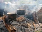 Как много вкусного можно приготовить за один раз на костре