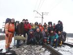 Общее фото на рельсах